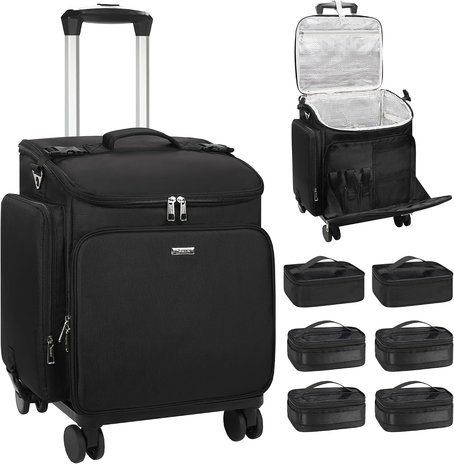 Tool Bag - Rollende make-up koffer, haarstyling tas, reistas,