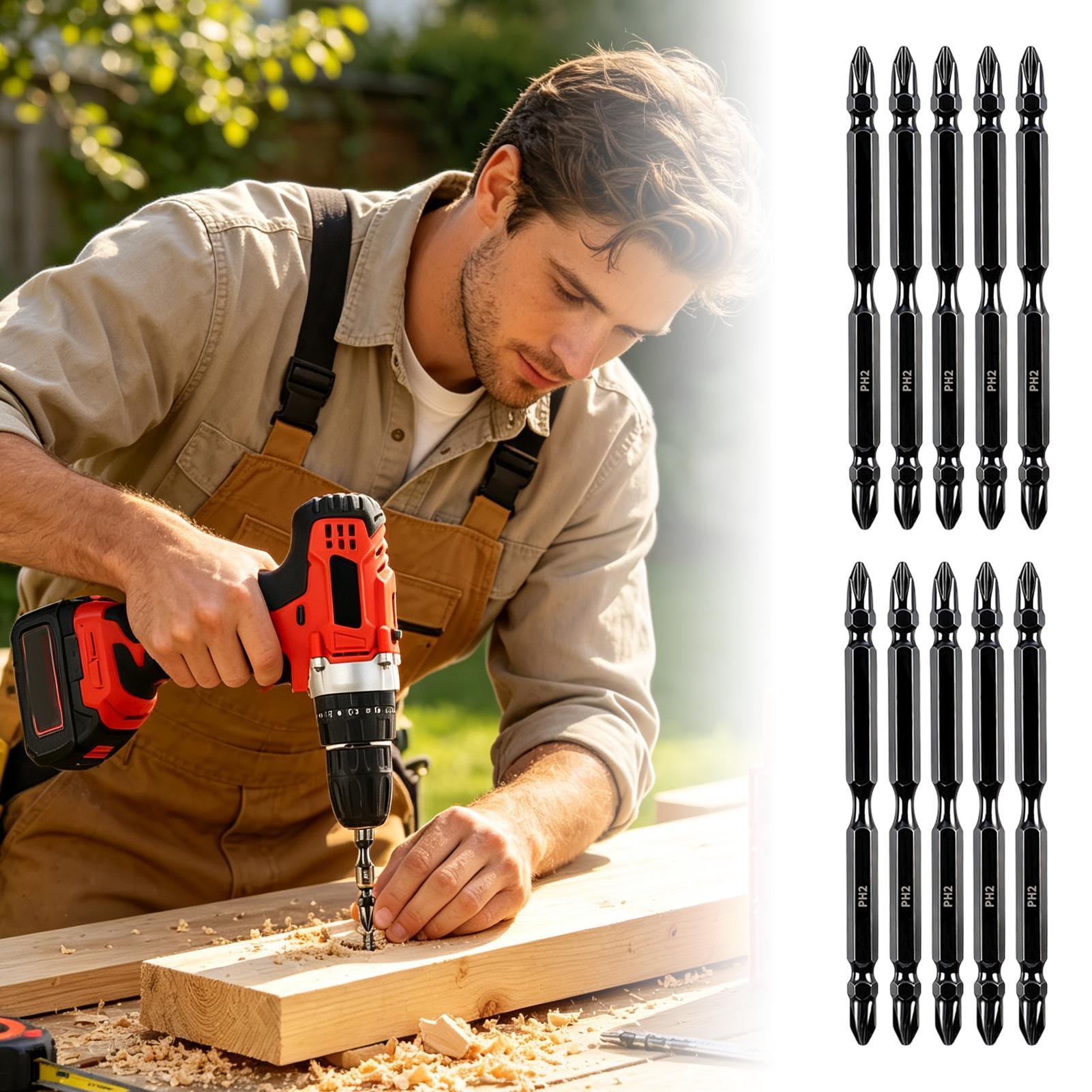 Screwdriver Set - Magnetische boorbits Set met dubbelzijdige gefreesde