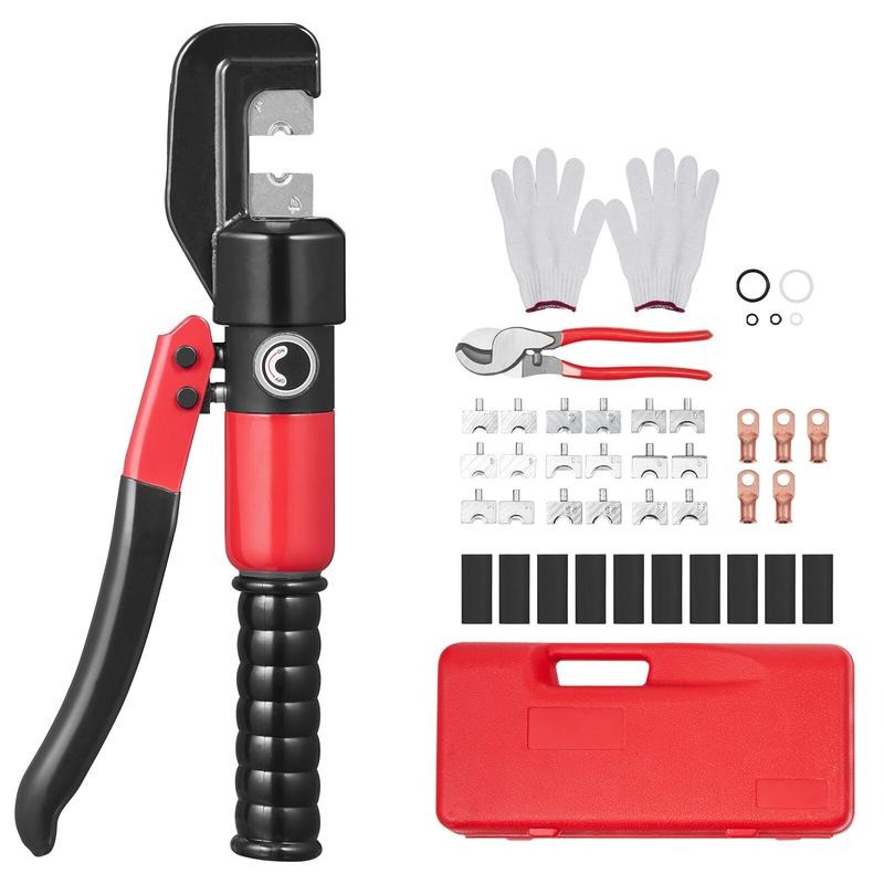 Pliers - Hydraulische krimptang met 9 sets matrijzen