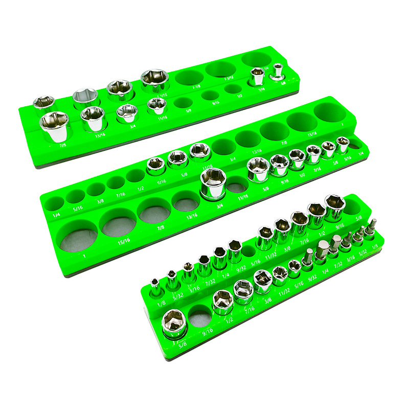 Hand Tools In Workshop - Socket Organizer Tray Magnetische houder Railopslagrek