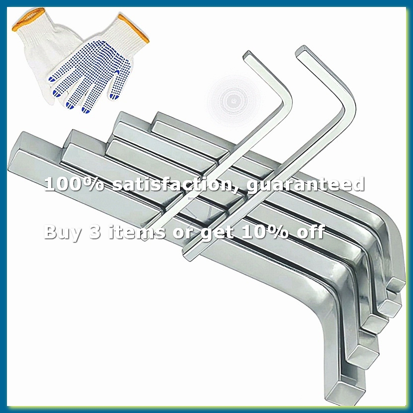 Wrench Set - 7-delige vierkante sleutelset L-vormige vierkante sleutelset