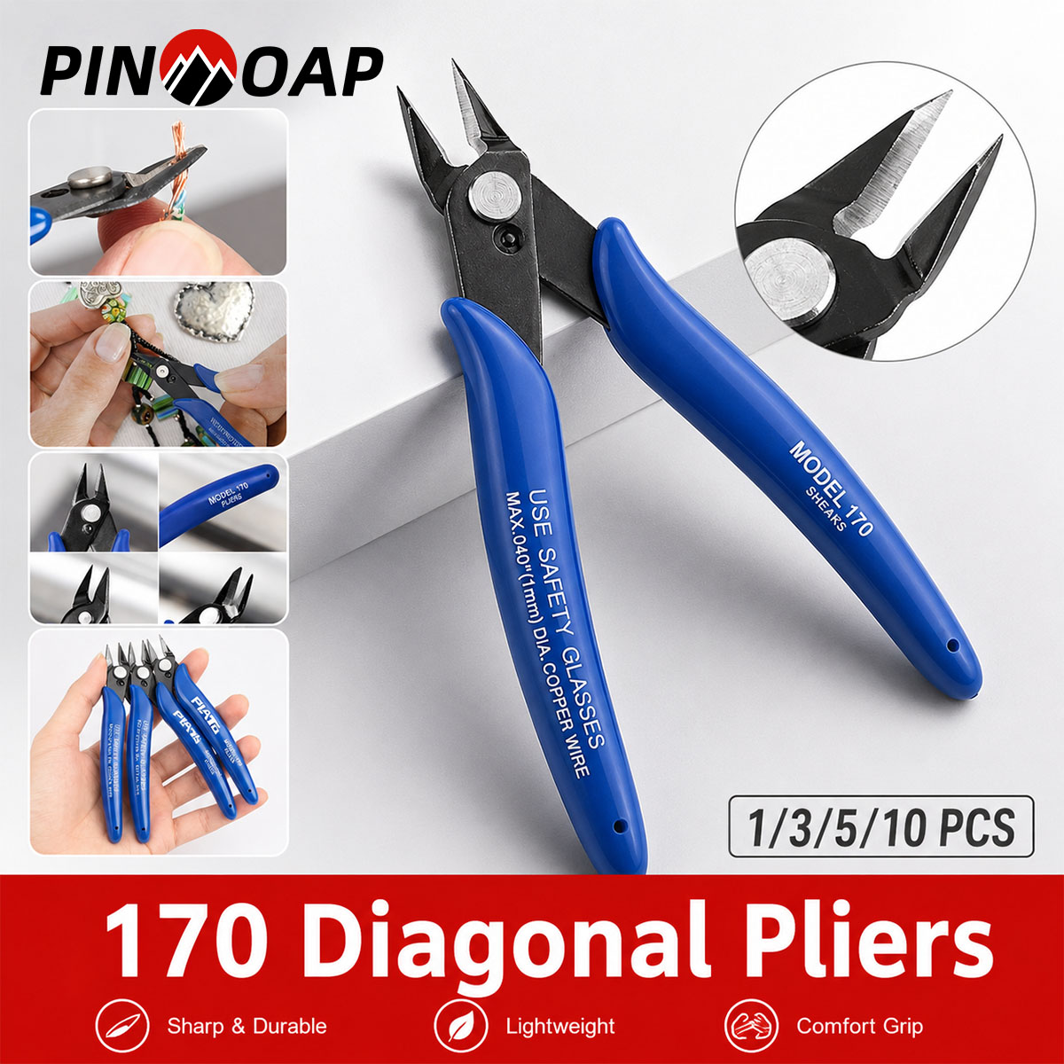 Hand Tools In Workshop - PINMOAP 170 Multifunctionele tang, zware uitvoering,