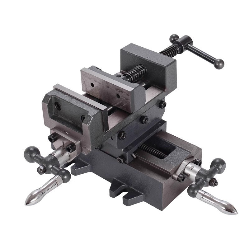 Drill Press - Industriële kruisklem Tweezijdig beweegbare bankschroef Klem