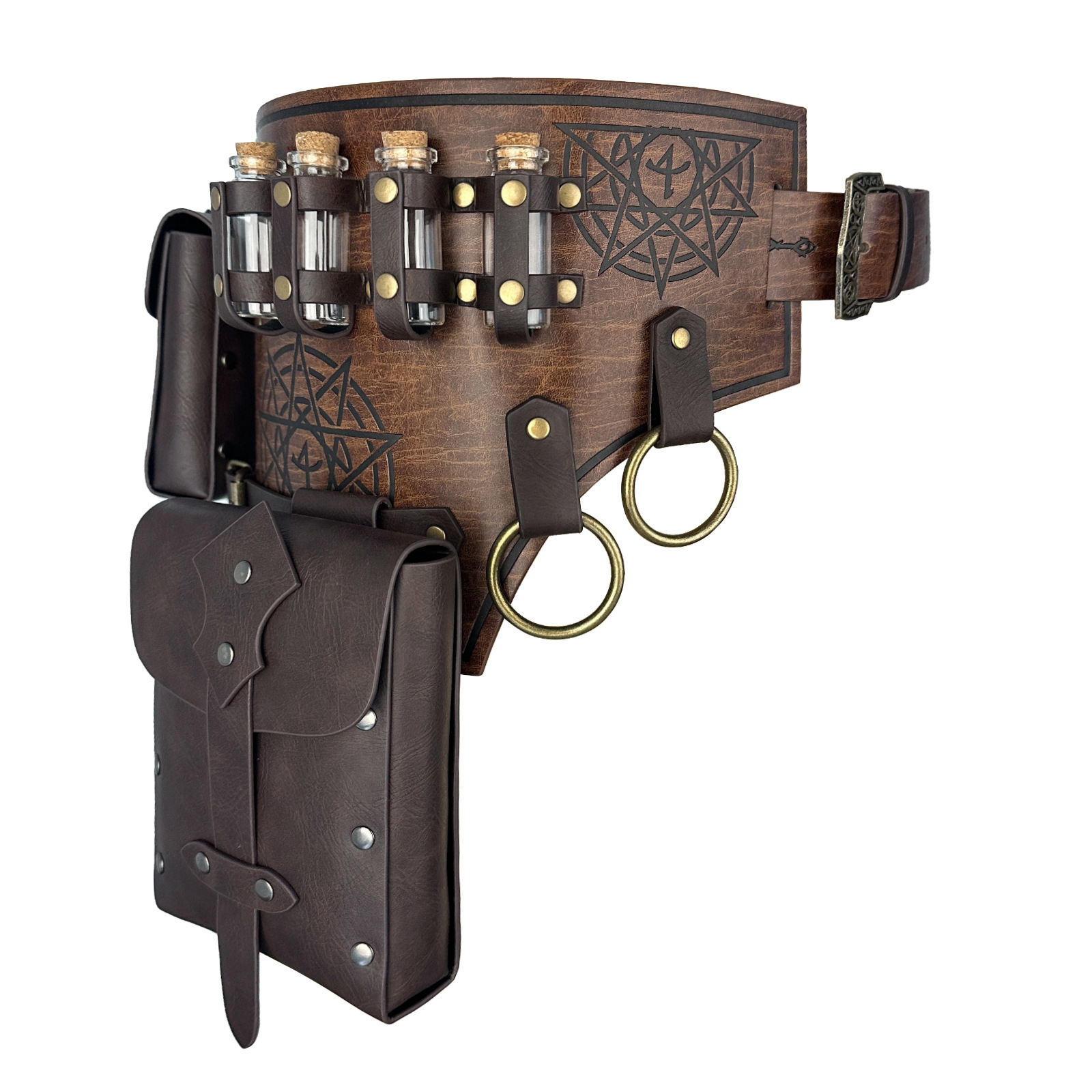 Tool Bag - Archi Handwerk 4-delige Middeleeuwse Alchemist Gereedschapstas