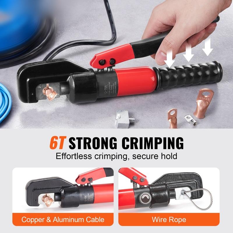 Hydraulische krimptang met 9 s - Pliers recensie en prijs