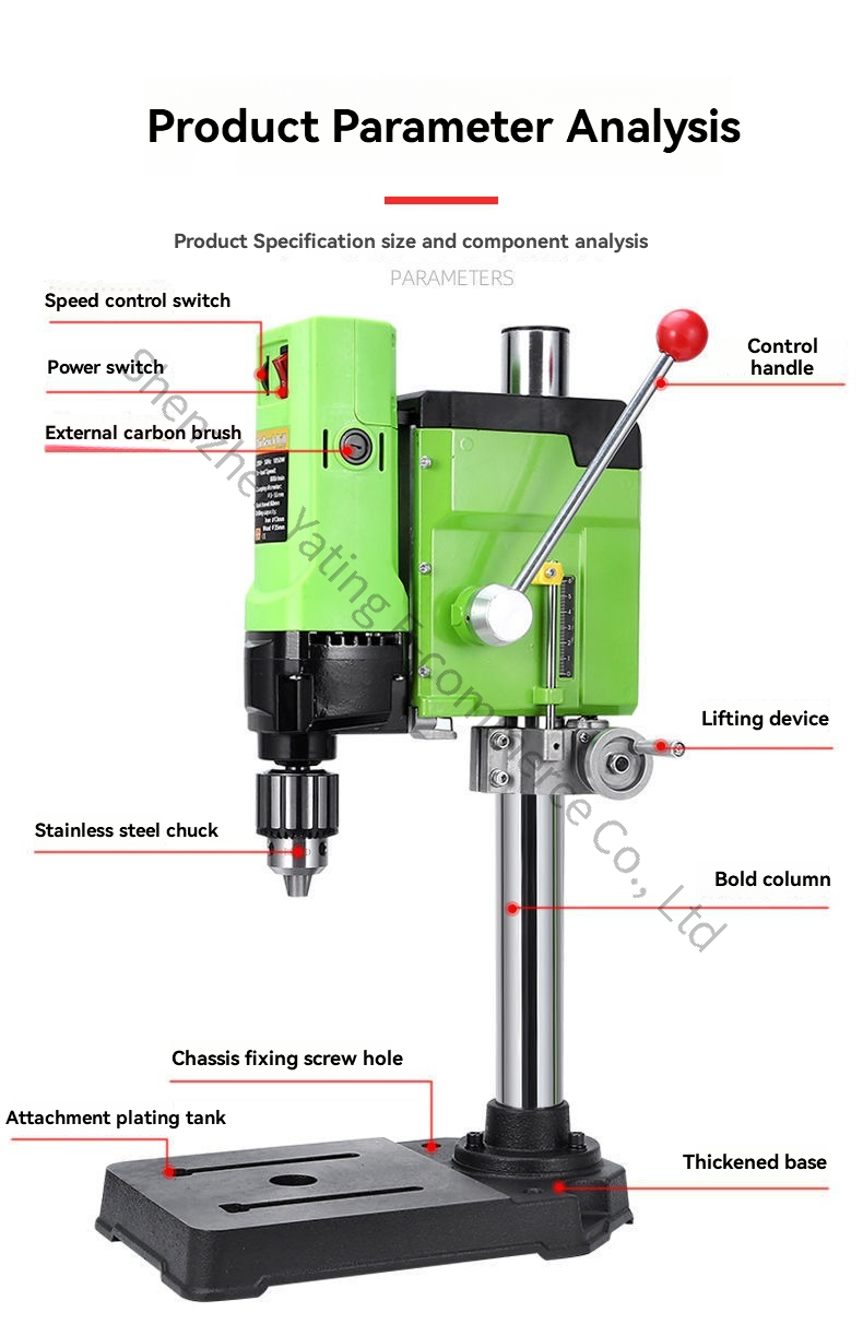220V 1050W Verbeterde Bankboor - Drill Press recensie en prijs