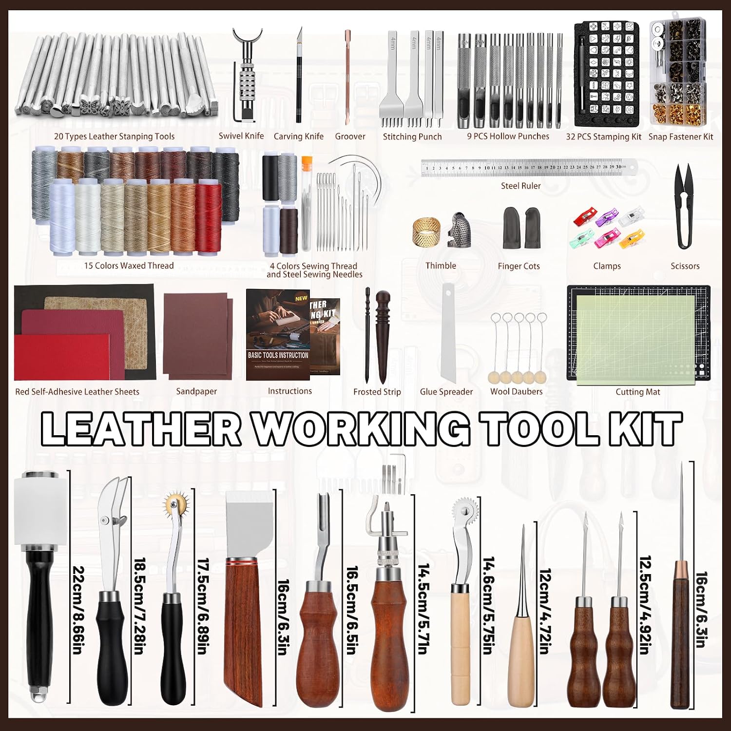 Lederbewerkingsset, lederbewer - Tool Bag recensie en prijs