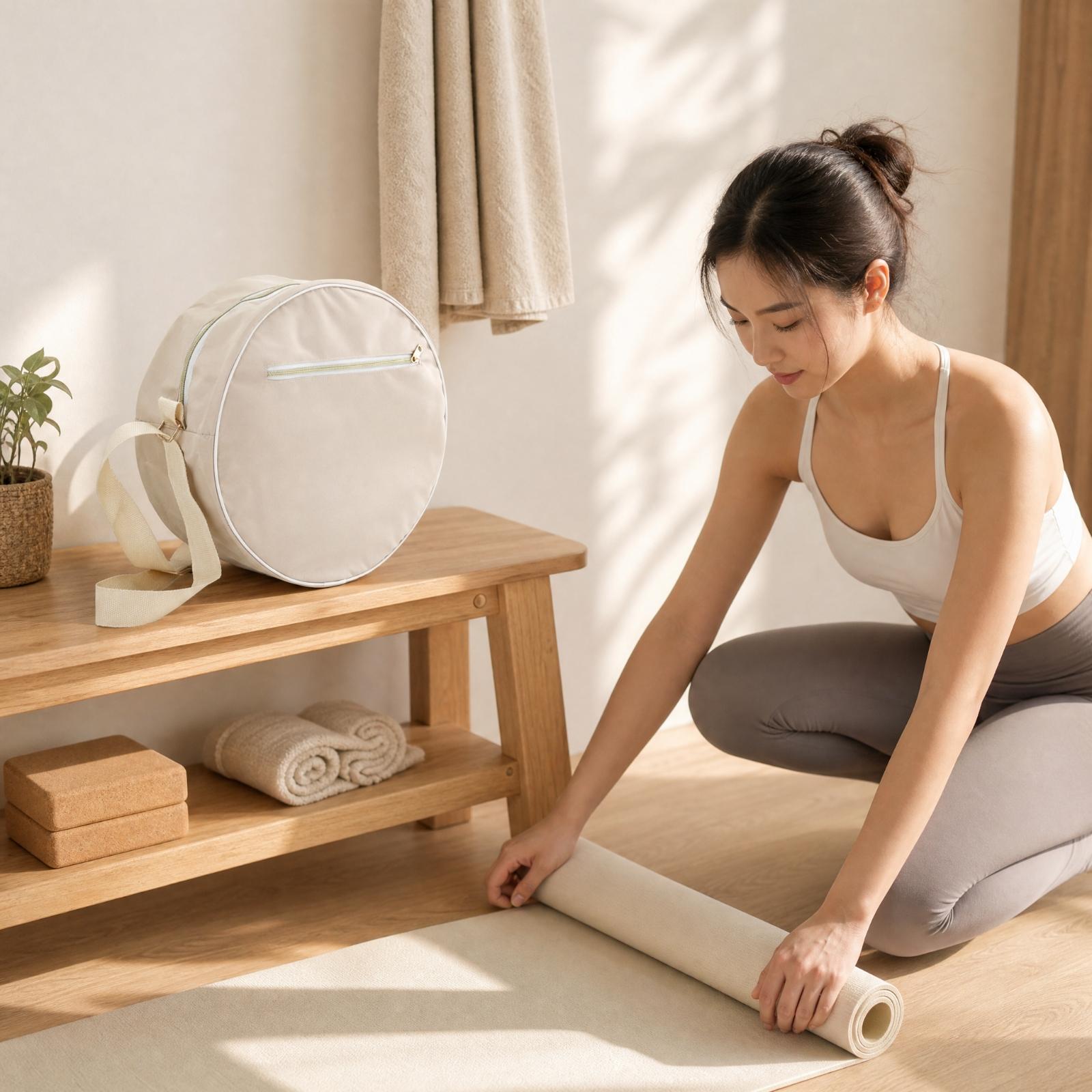 Ronde opbergtas voor fitnessap - Tool Bag recensie en prijs