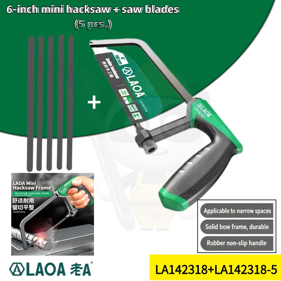 LAOA 6Inch Mini Handzaag Met Z - Hacksaw recensie en prijs